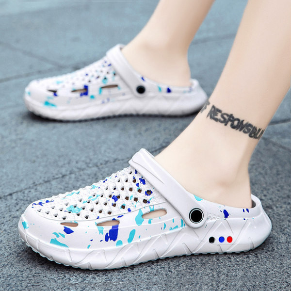 Vīriešu gumijas čības - vairāki modeļi