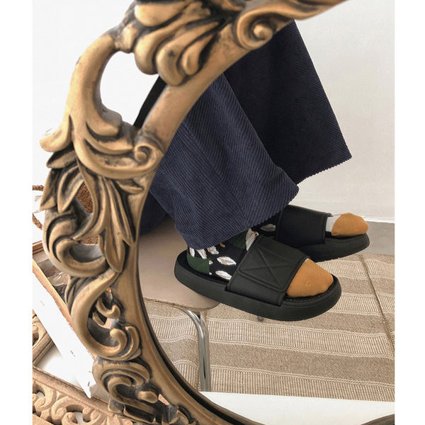 Sima unisex modell férfi és női papucs lapos talppal