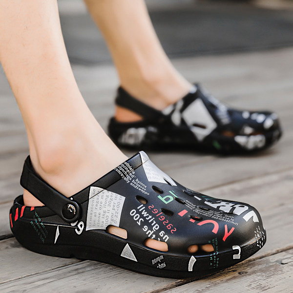 Värvilise mustriga suviste krokside uus mudel