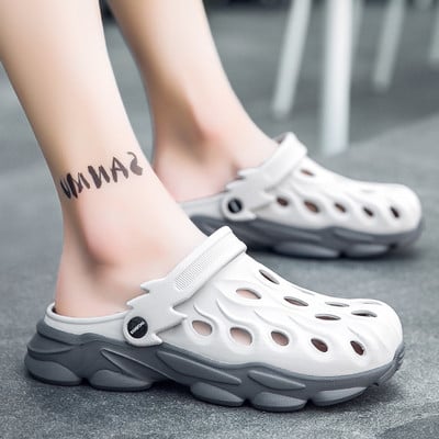 Καουτσούκ crocs με τραχιά σόλα για άνδρες