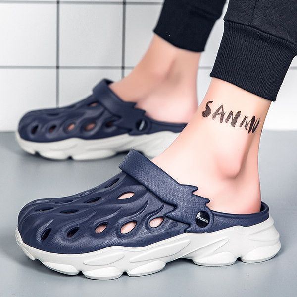 Férfi gumikrokk durva talppal