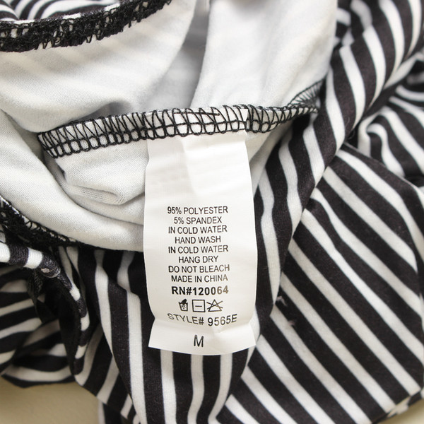 Sieviešu svītrains bodijs ar plānām lencītēm