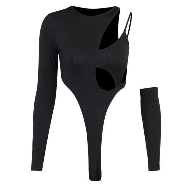 Naiste stiilne pikkade varrukatega body