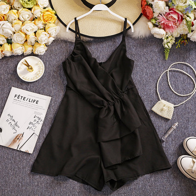 Stílusos női overall vékony pánttal