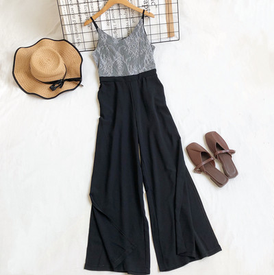 Naiste pikad peenikeste rihmade ja pitsiga kombinesoonid