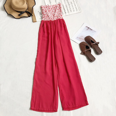 Lillemotiividega moodne pikk kombinesoon