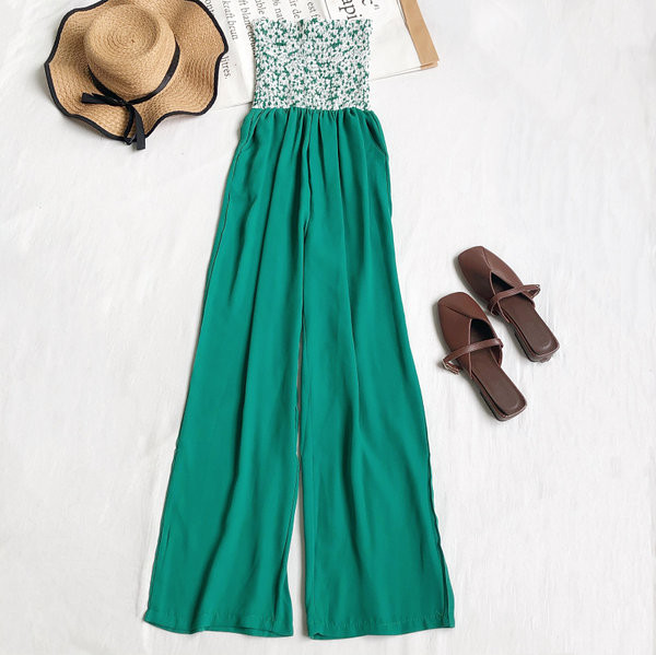 Lillemotiividega moodne pikk kombinesoon