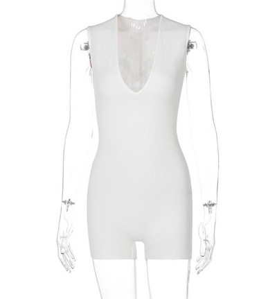 Liibuv velvetist kombinesoon sügava kaelusega