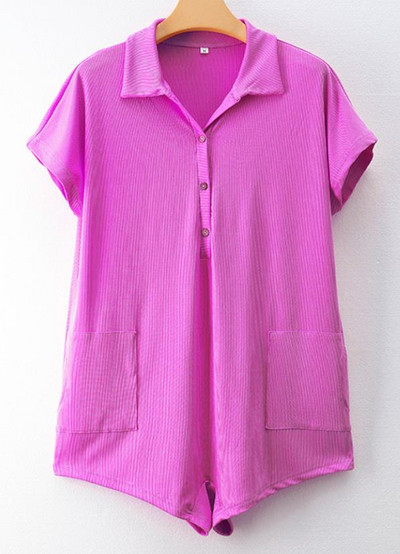 Lai velvetist nööpidega kombinesoon