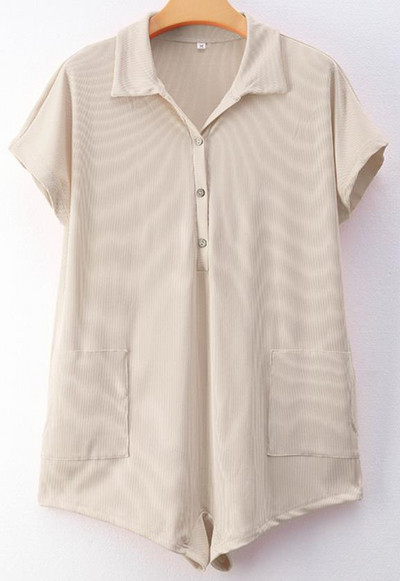 Lai velvetist nööpidega kombinesoon