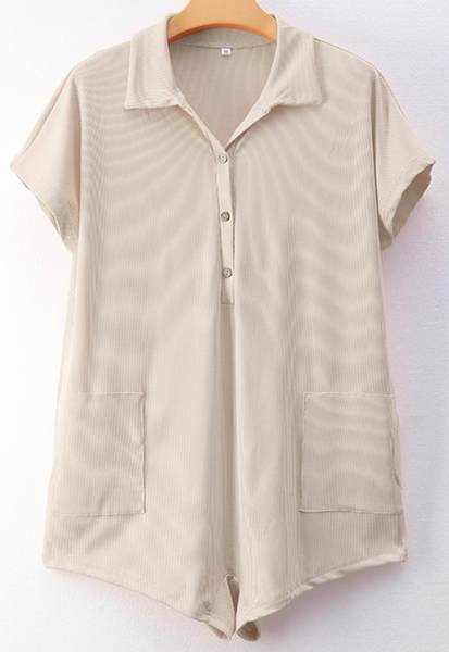 Lai velvetist nööpidega kombinesoon