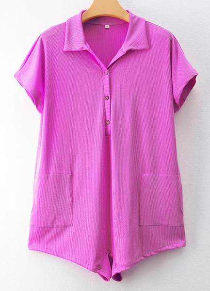 Lai velvetist nööpidega kombinesoon