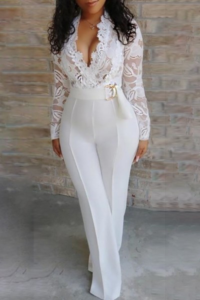 Naiste pitsist kostüüm vöö ja pikkade varrukatega