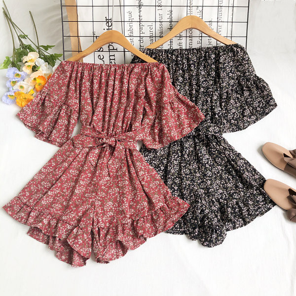 Modern női overall, rövid ujjal