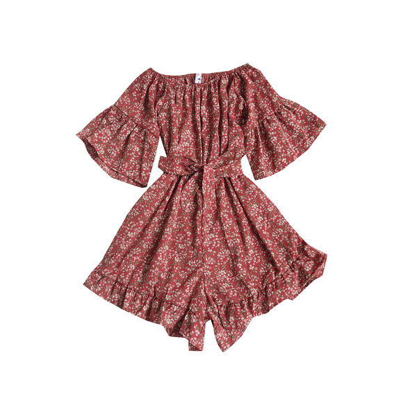 Modern női overall, rövid ujjal