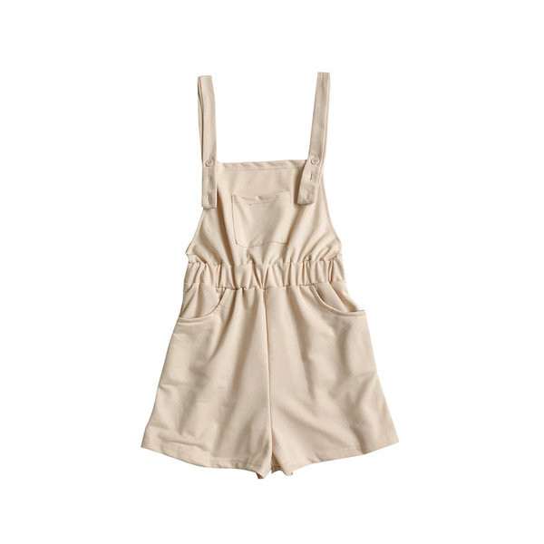 Sieviešu ikdienas kombinezons ar elastīgu jostasvietu