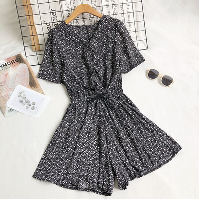 Uus mudel spits-kaelusega ja lipsudega naiste kombinesoonid