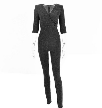 Särava efektiga ja spitsikaelusega liibuv kombinesoon