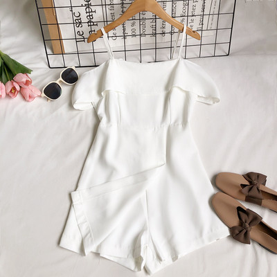 Modern női overall vékony pánttal - több színben