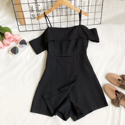 Modern női overall vékony pánttal - több színben