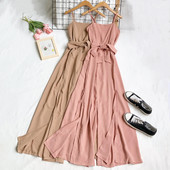 Lai vöö ja peenikeste rihmadega naiste kombinesoon