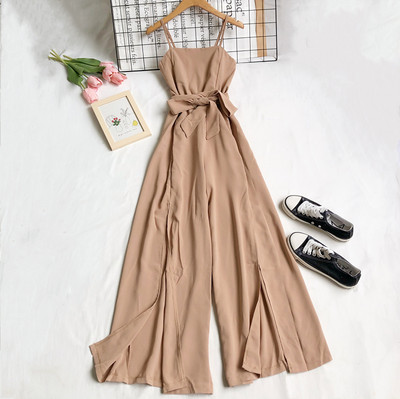 Lai vöö ja peenikeste rihmadega naiste kombinesoon