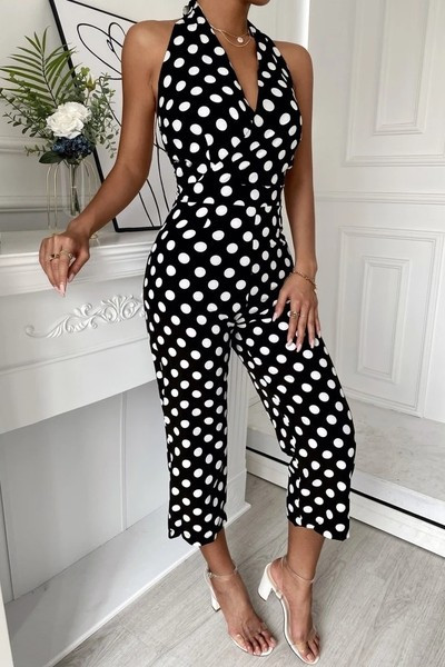 Naiste V-kaelusega kombinesoonid pikkusega 9/10