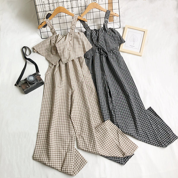 Ruuduline naiste kombinesoon – lai mudel