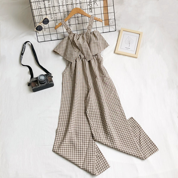 Ruuduline naiste kombinesoon – lai mudel