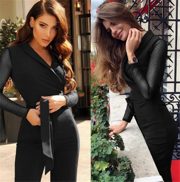 Mūsdienīgs kombinezons ar tilla piedurknēm