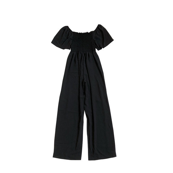 Plats sieviešu kombinezons ar īsām piedurknēm