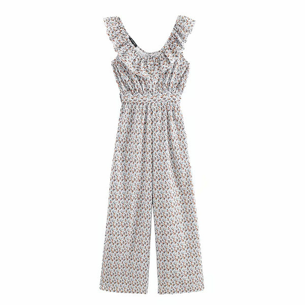 Hosszú overall színes mintával és fürtökkel