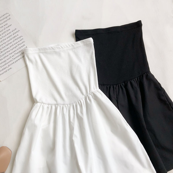 Sieviešu vienkrāsains kombinezons divās krāsās