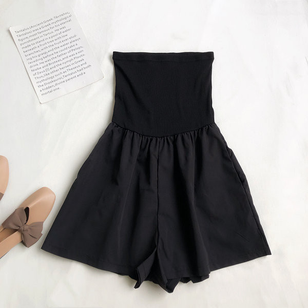 Sieviešu vienkrāsains kombinezons divās krāsās