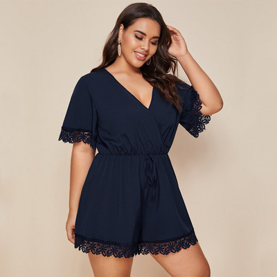 Női széles overál spitz nyakkivágással