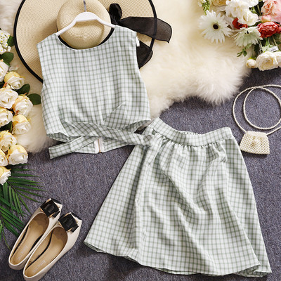 Új modell női felső és szoknya szett