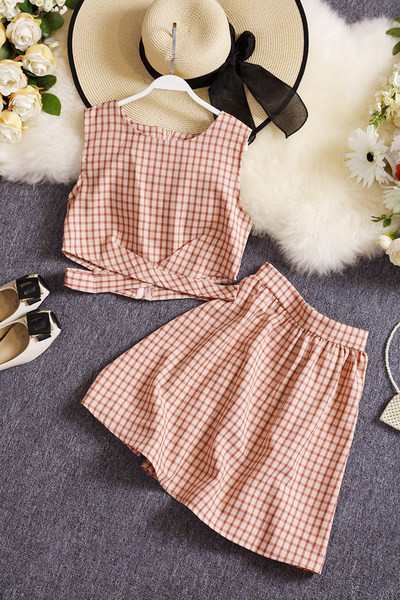 Új modell női felső és szoknya szett