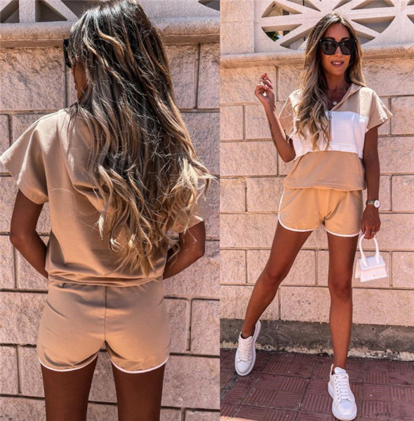 Sport-napi szett - pulóver cipzárral és rövidnadrággal