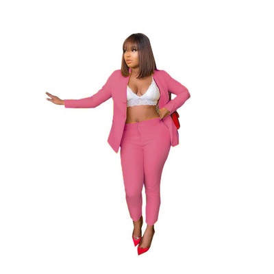 Naiste elegantne kaheosaline ülikonna jope ja püksid