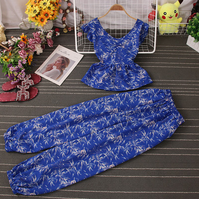 Γυναικείο σετ με floral μοτίβα-ρετρό στυλ