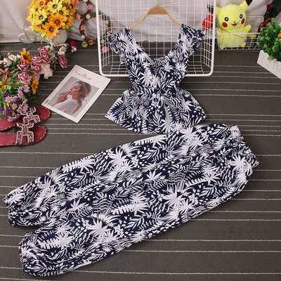 Γυναικείο σετ με floral μοτίβα-ρετρό στυλ