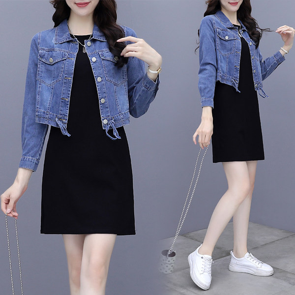 Új modell női ruha- és farmerdzseki szett