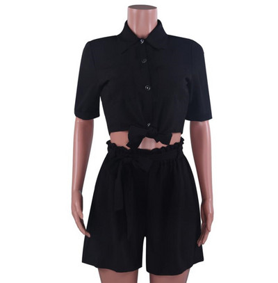 Casual komplekt - randa sobiv särk ja lühikesed püksid