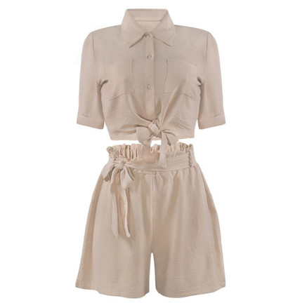 Casual komplekt - randa sobiv särk ja lühikesed püksid