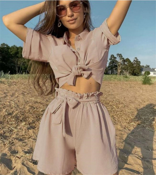 Casual komplekt - randa sobiv särk ja lühikesed püksid