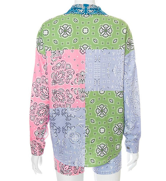 Moodne värvilise mustriga särgi ja retuuside komplekt