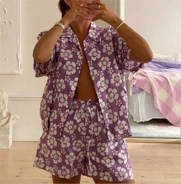 Plaidu komplekts sievietēm - krekls un šorti