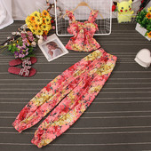 Uue mudeli naiste komplekt - lillemotiividega