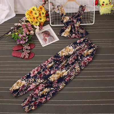 Uue mudeli naiste komplekt - lillemotiividega