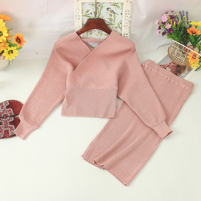 Naiste moodne komplekt-pluus ja seelik